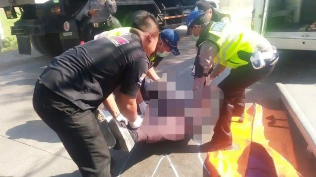 Perempuan Pengendara Motor Tewas di Jalan Lingkar Kaliwungu, Diduga Korban Tabrak Lari