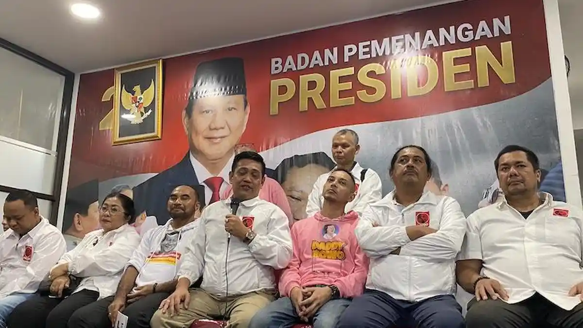 Datangi Rumah Besar Relawan Prabowo 08, Panel Barus: Projo Tegak Lurus ke Jokowi!