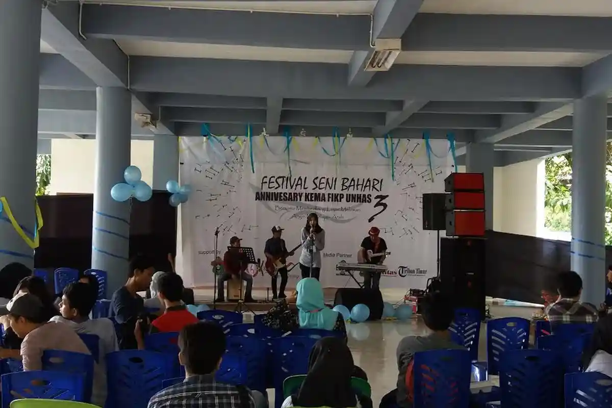HUT ke-3, KEMA FIKP Unhas Gelar Lomba Akustikan dan Baca Puisi
