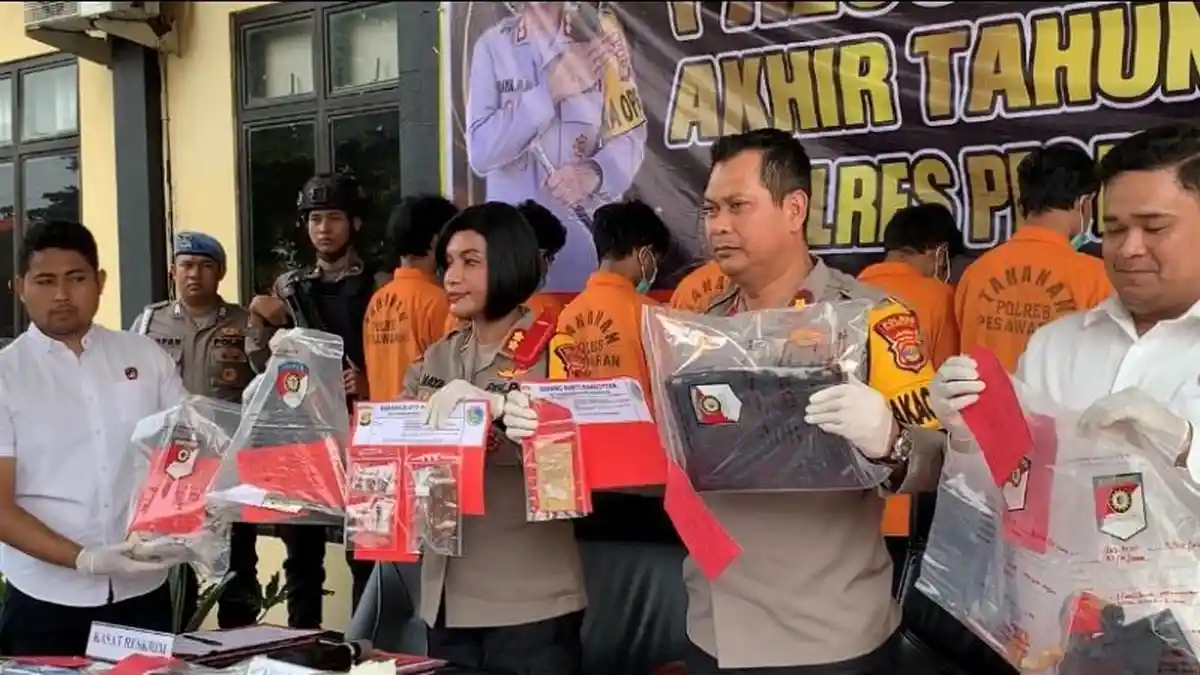 Kasus Pidana di Pesawaran Lampung Tahun 2024 Capai 515 Kasus