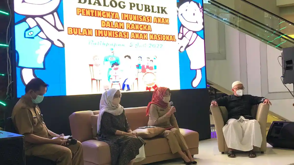 Peringatan Bulan Imunisasi Anak Nasional di Balikpapan