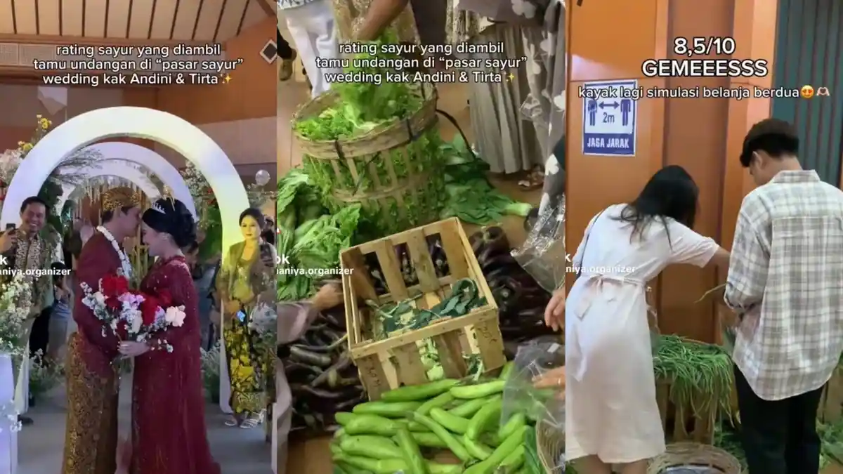 Di Balik Video Viral Acara Nikahan di Surabaya yang Bagi-bagi Sayuran