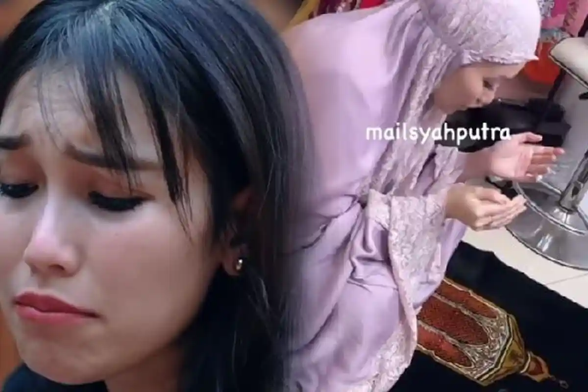 Momen Ayu Ting Ting Khusyuk Berdoa Setelah Gagal Nikah 2 Kali Banjir Sorotan, Publik Ikut Pilu