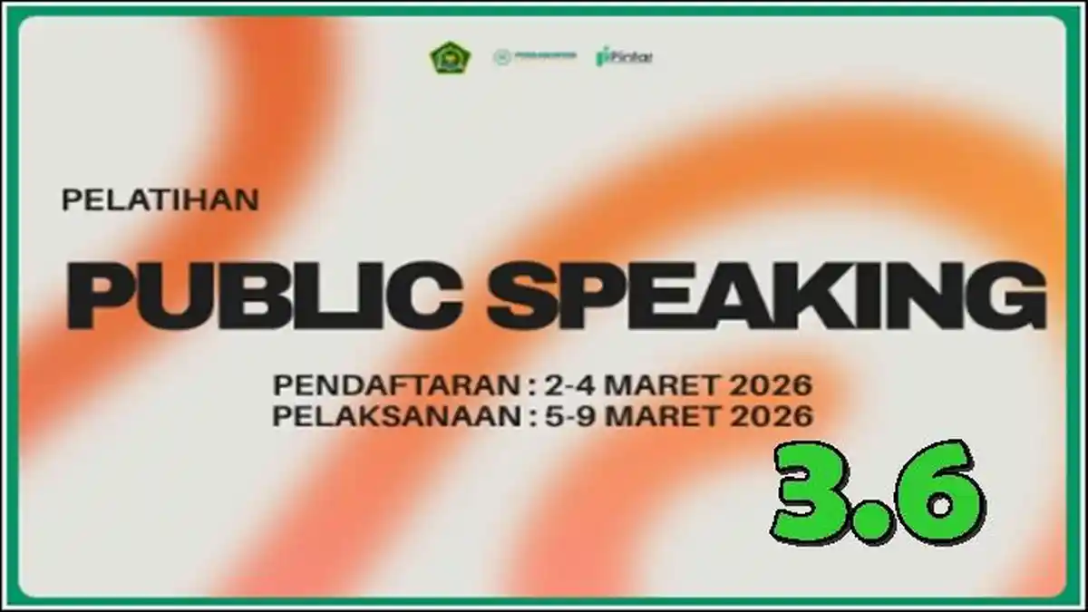 Kunci Jawaban Modul 3.6 Kompetensi Pembicara - Bagian 3, Public Speaking Pintar Kemenag 2026