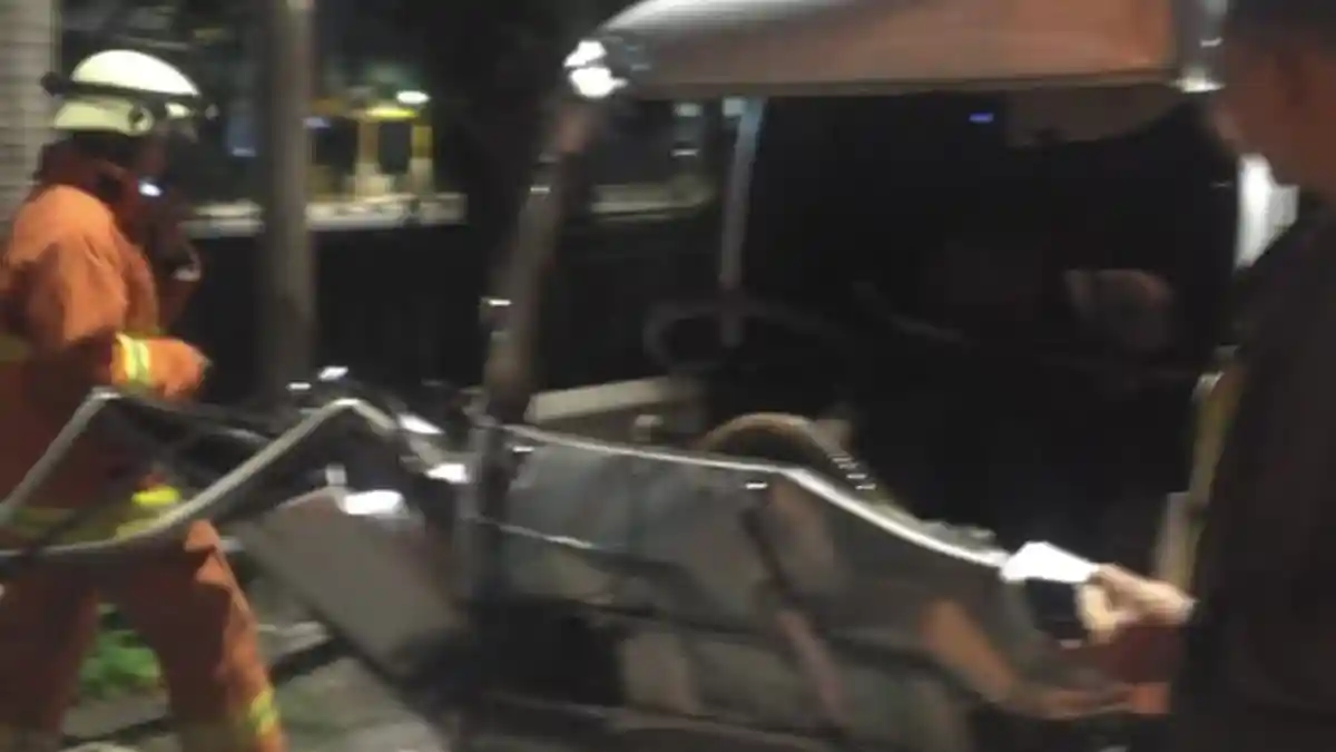 Polisi: Pengemudi Mobil yang Tabrak Kendaraan Dinas Kebersihan di Gambir Meninggal di RS Tarakan