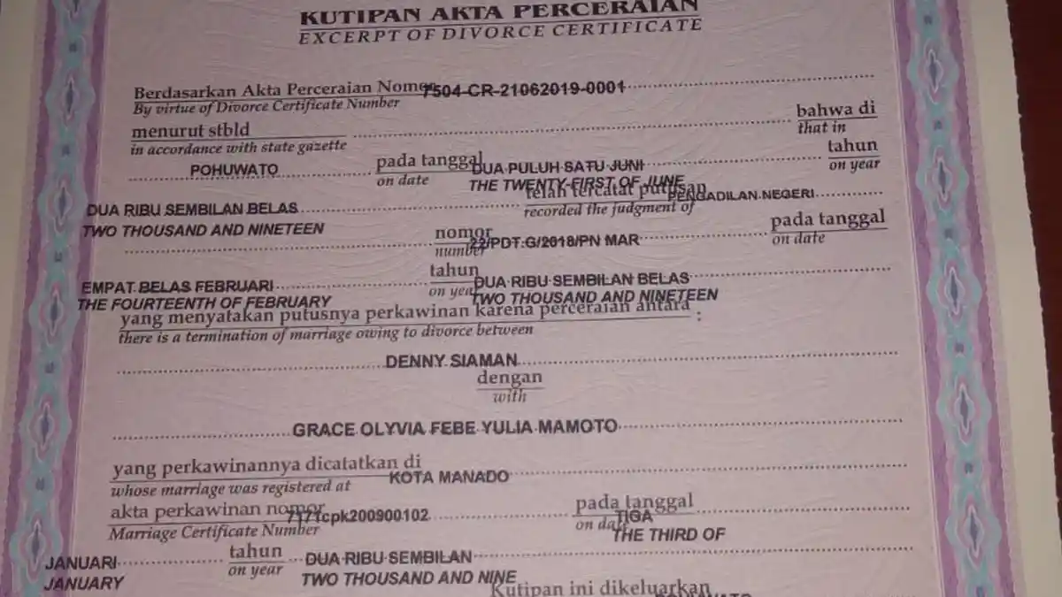 Daftar Online Lebih Mudah, Inilah Syarat dan Cara Mengurus Akta Perceraian di Batam