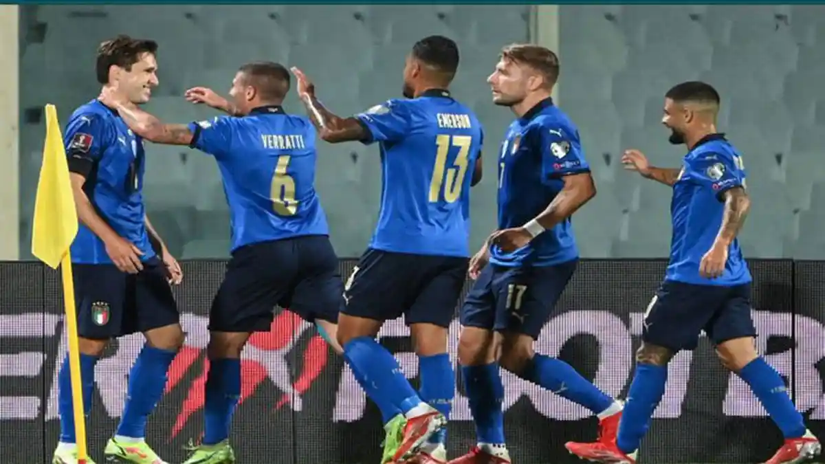 Hasil Italia vs Bulgaria Skor 1-1, Federico Chiesa Perpanjang Rekor Tim Roberto Mancini