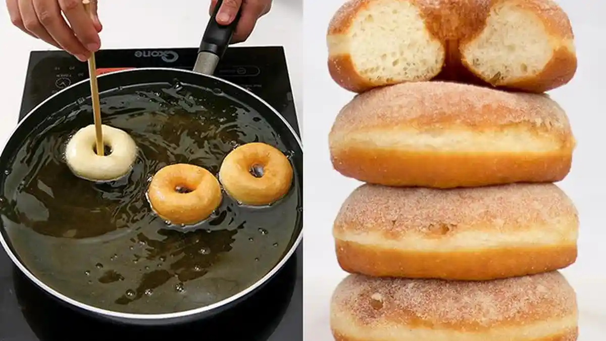 SOAL & KUNCI JAWABAN Pelajaran Bahasa Inggris Kelas 9 Hal 57, Mashed Potato Doughnuts Recipe