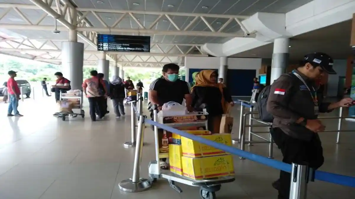 Ada Corona, Penumpang Rute Internasional di Bandara SMB II Palembang Turun 20 Persen
