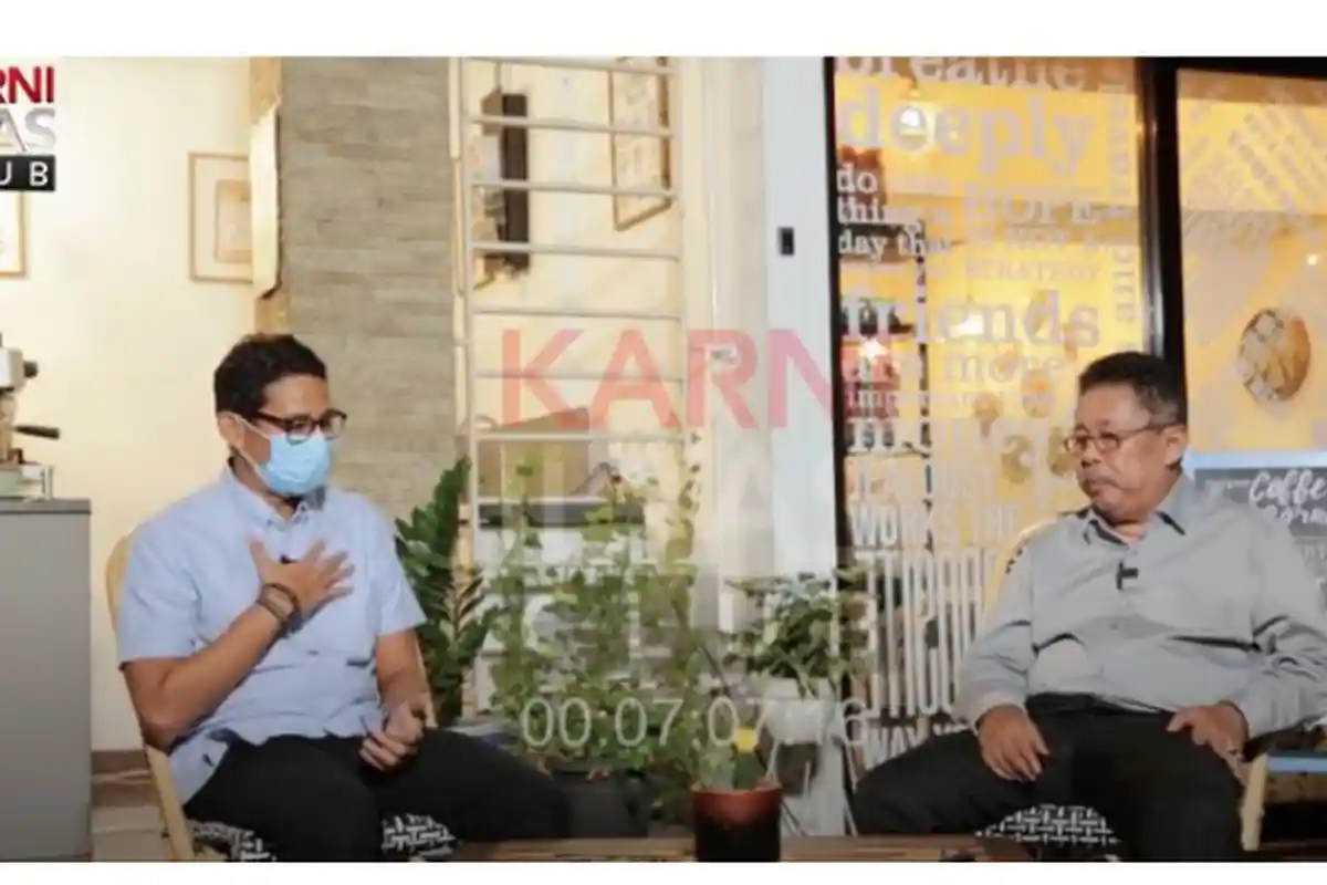 Kepada Karni Ilyas, Sandiaga Uno Akui Ditawari Prabowo Jabatan Menteri KKP: Sejarah Bercerita Lain