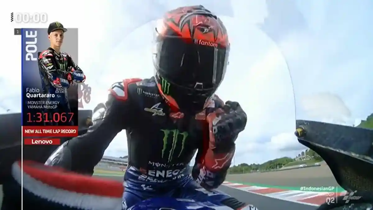 Pole Position MotoGP Mandalika 2022 untuk Juara Dunia 2021, Quartararo Ungguli Bagnaia dan Marquez