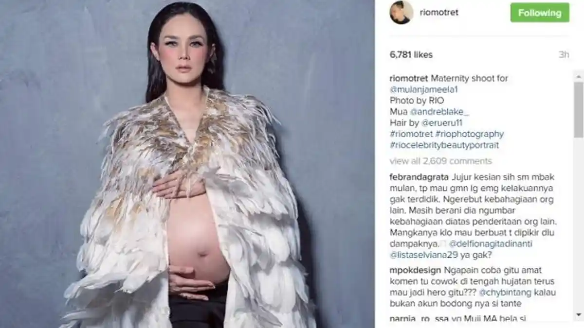 Mulan Jameela Diserang Haters Gara-gara Pamer Foto Perut Buncit