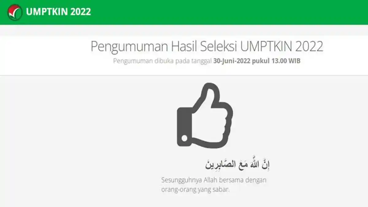 Link Mirror 58 Perguruan Tinggi Keagamaan Islam Negeri Untuk Cek Pengumuman UM-PTKIN 2022