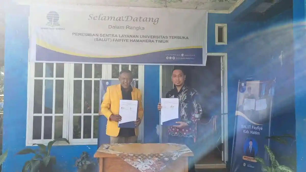 Resmikan Sentra Layanan Fayfiye di Halmahera Timur, Ini Penjelasan Direktur UT Ternate