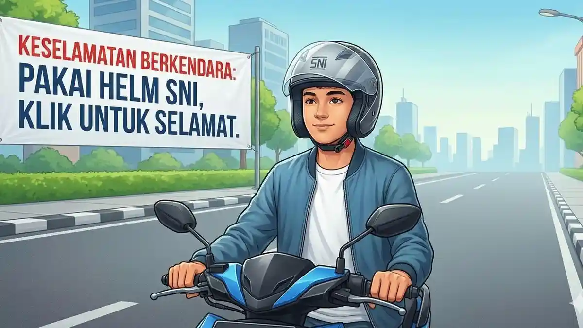 Catat! Keselamatan Berkendara Dimulai dari Helm yang Terpasang Dengan Benar