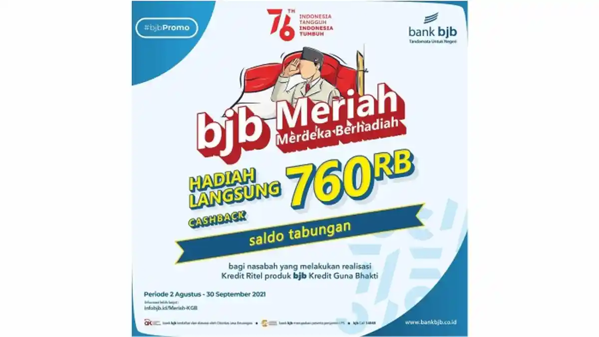 Sambut HUT RI ke-76, bank bjb Gelar Promo 