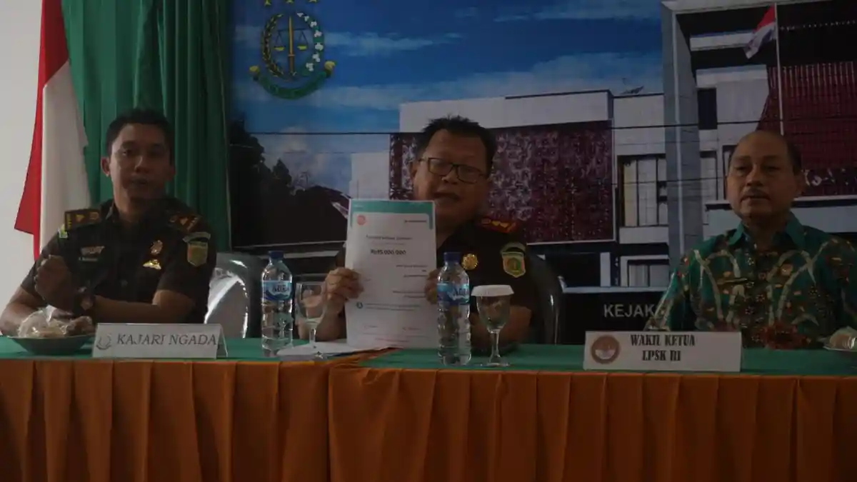 Lipsus - Korban TPPO di Ngada NTT Terima Restitusi 