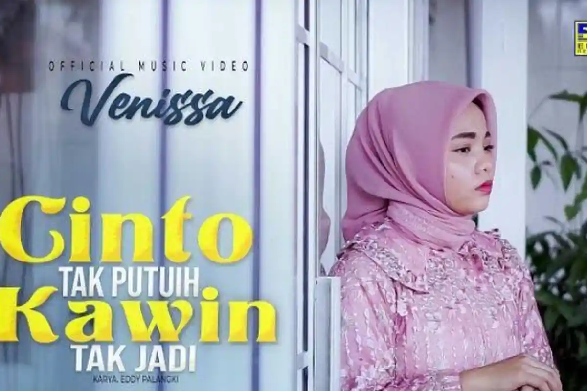 Lirik Lagu Minang Cinto Tak Putuih Kawin Tak Jadi yang Dipopulerkan Venissa