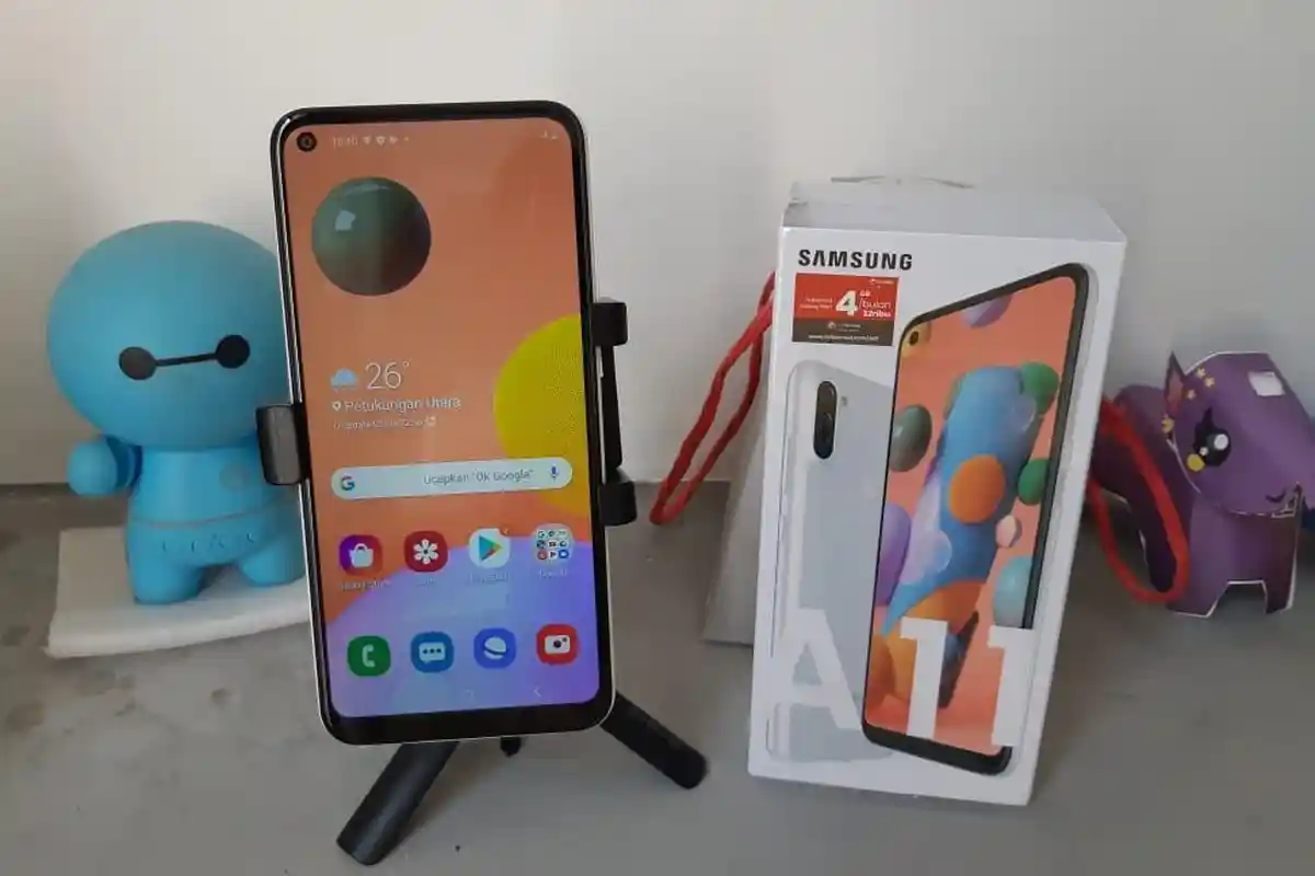 Review Samsung Galaxy A11, Harga Rp 1,9 Jutaan Usung Desain Infinity-O dan Baterai 4.000 mAh