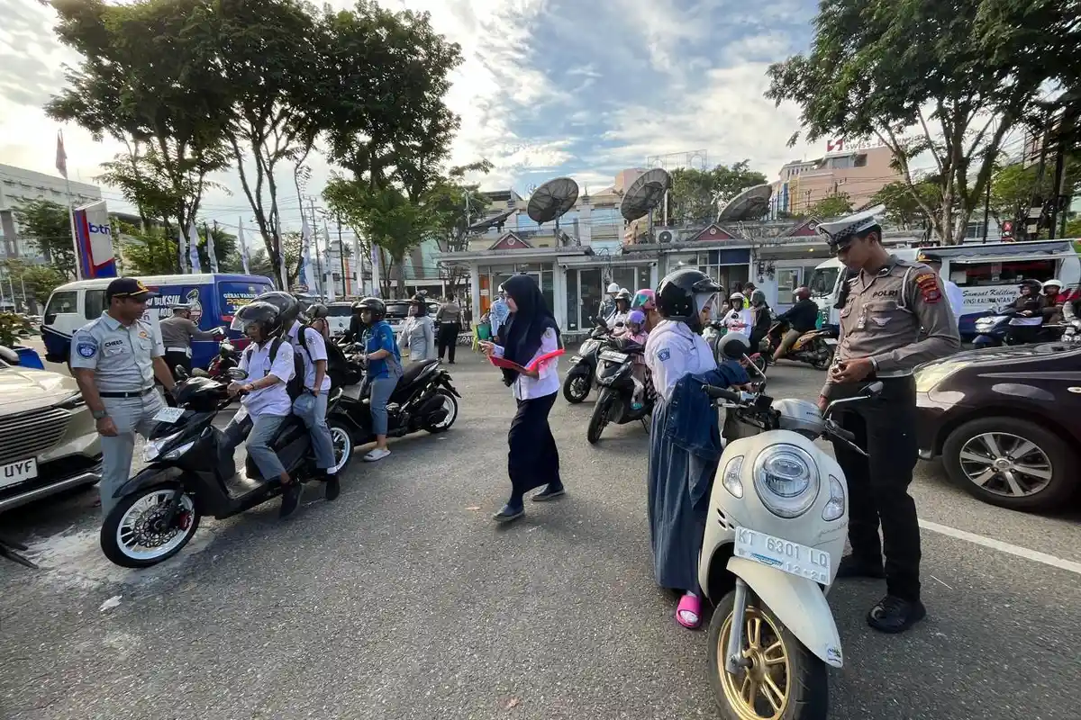 Razia Kendaraan di Balikpapan, Pelanggaran Pajak Dominasi Hasil Operasi Zebra Mahakam 2024