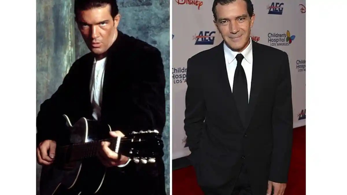 Tampang Aktor Antonio Banderas Tahun 1990-an Dibanding Sekarang