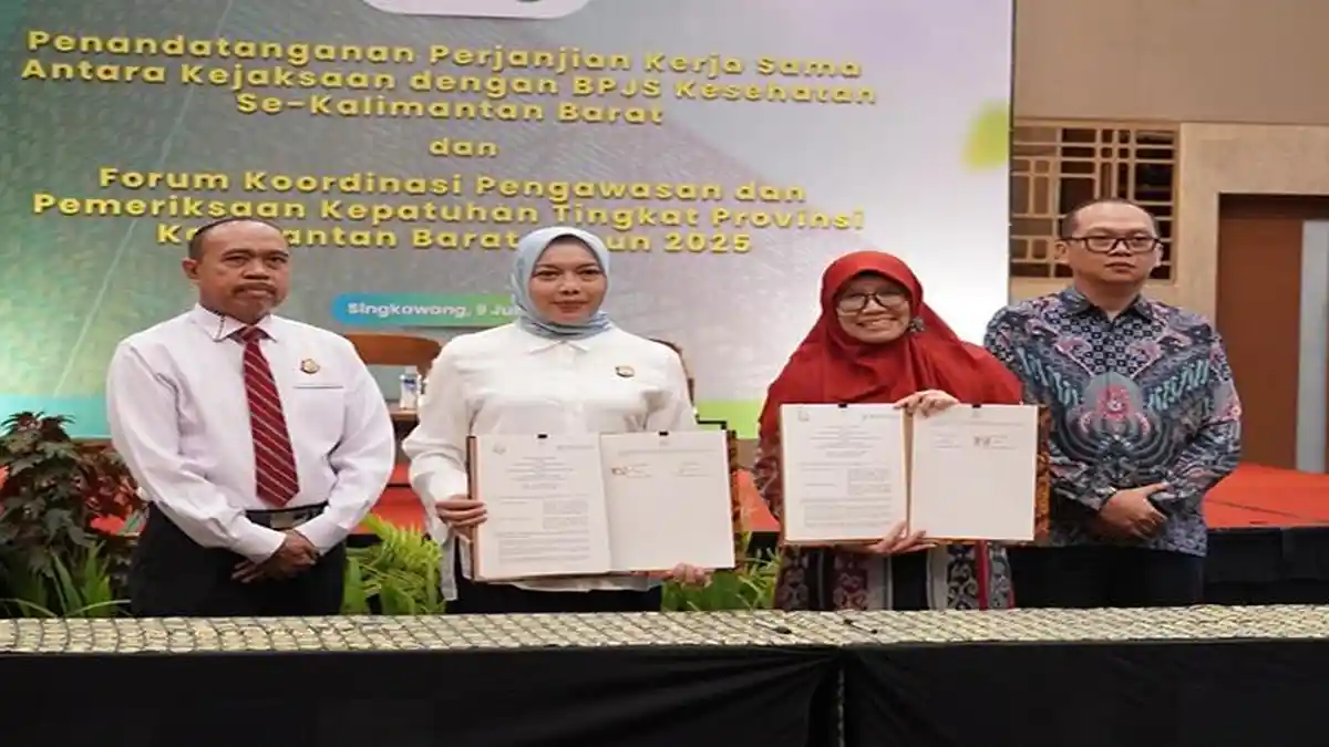 BPJS Kesehatan dan Kejaksaan se-Kalbar Teken Kerja Sama di Singkawang