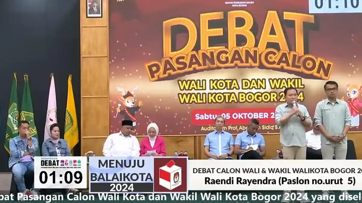 Debat Perdana Pasangan Calon Wali Kota Bogor Resmi Digelar di Luar Bogor, Apa Alasannya ?