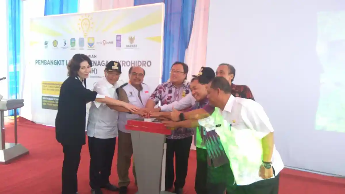 BAZNAS Diapresiasi PBB, Menteri PPN Resmikan PLTMH Jambi