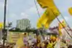 ARB Kampanye Golkar di Medan