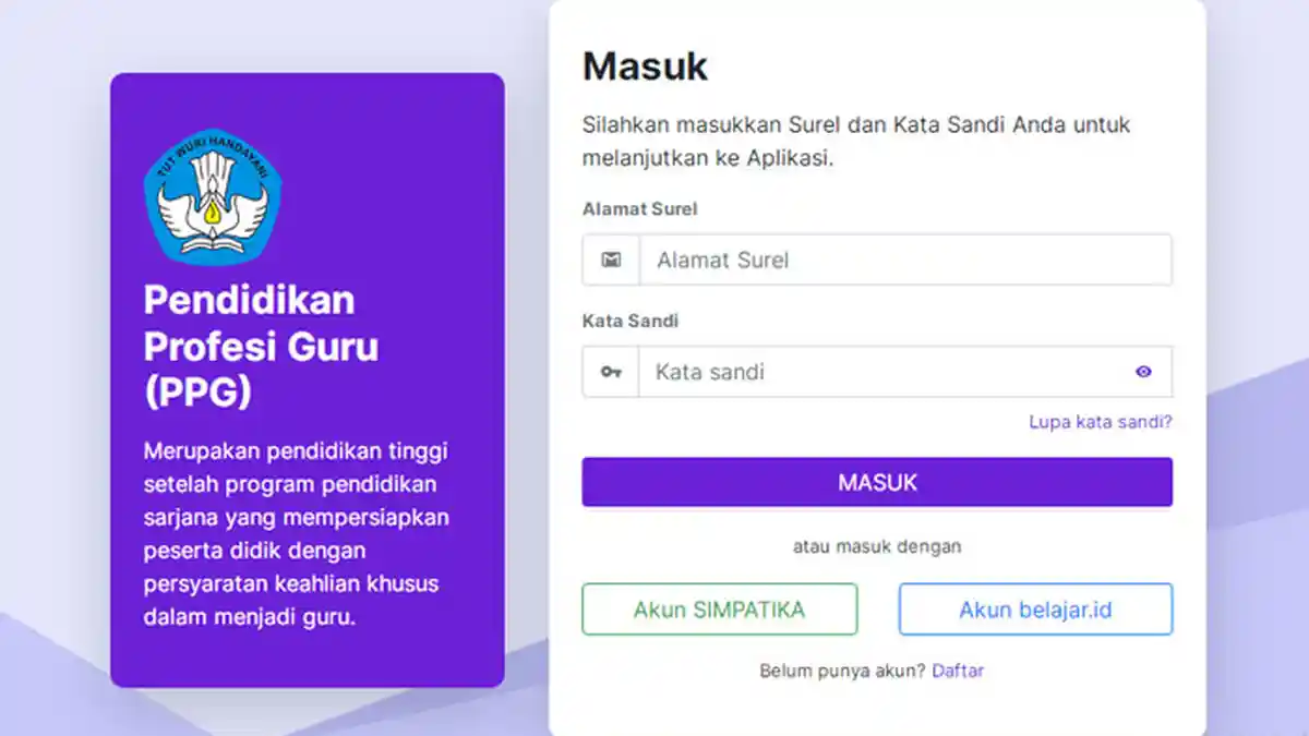 Pengumuman Hasil PPG Daljab 2023 Kemdikbud Login di Akun Simpatika