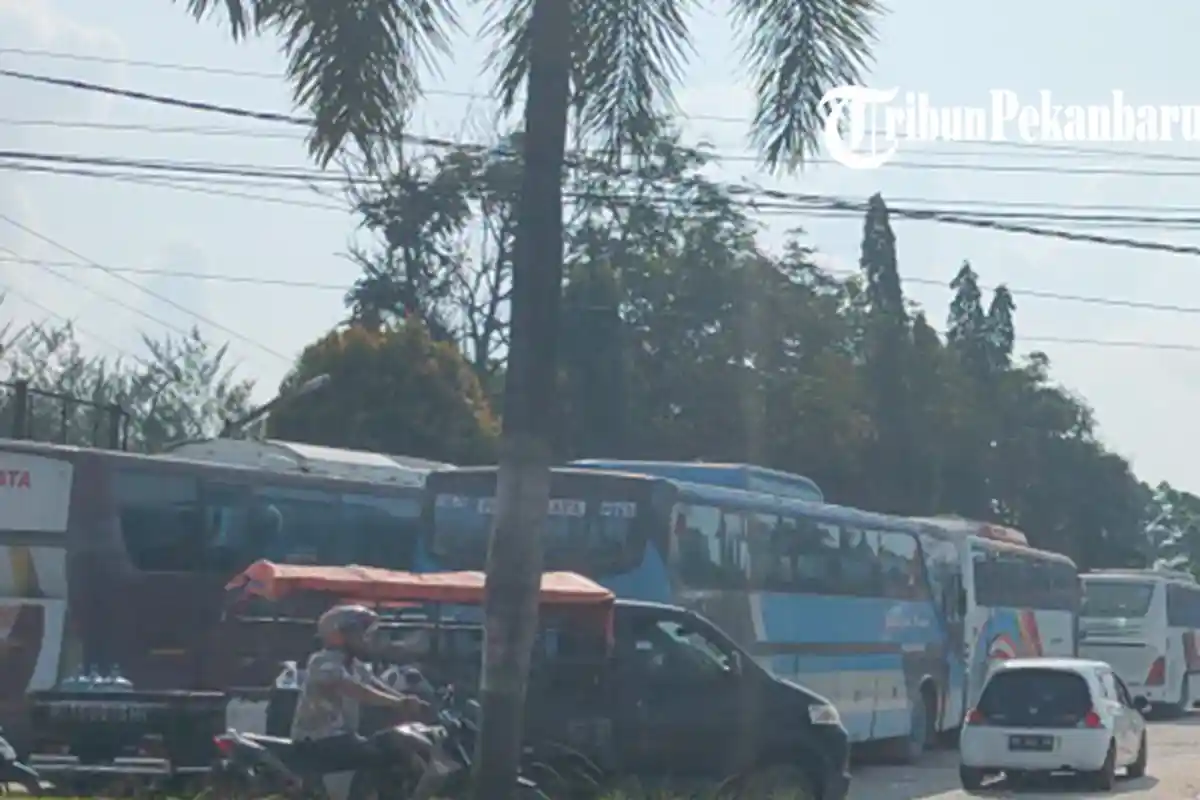 Solar Masih Langka di Pelalawan, Antrian Kendaraan Memanjang di SPBU Meski Stok Kosong