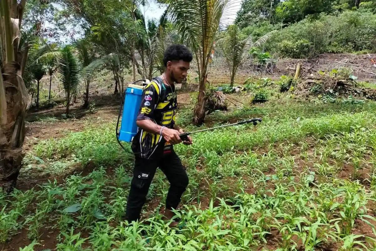 Dari Pendampingan TMMD ke-123, Warga Kbusdori Mulai Rutin Rawat Hanpangan