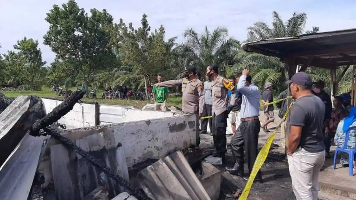 4 Orang Sekeluarga di Pasaman Barat Meninggal Dunia Terbakar di Dalam Rumah