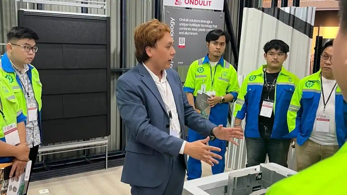 Industri Baja Lapis Unjuk Gigi di Indo Build Tech Expo