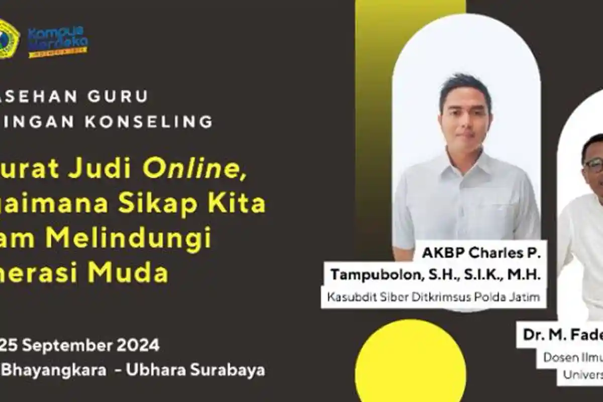 Darurat Judi Online, Fisip Ubhara Ajak Guru BK Lindungi Generasi Muda