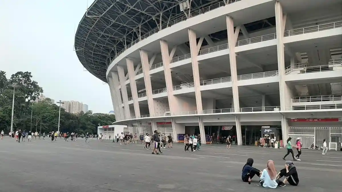 Gelora Bung Karno Mulai Ramai, Protokol Kesehatan Kurang Diperhatikan