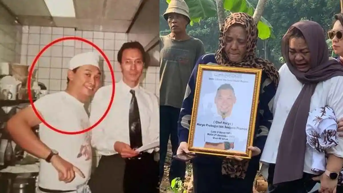 Pemakaman Jenazah Chef Haryo Pramoe Berlangsung Haru, Tangis Sang Istri Pecah
