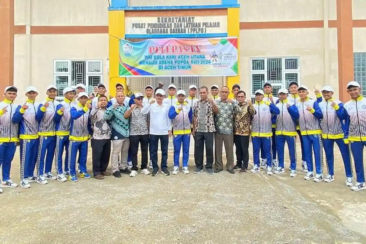 Tim Sepakbola Popda Aceh Utara Raih Runner Up Grup