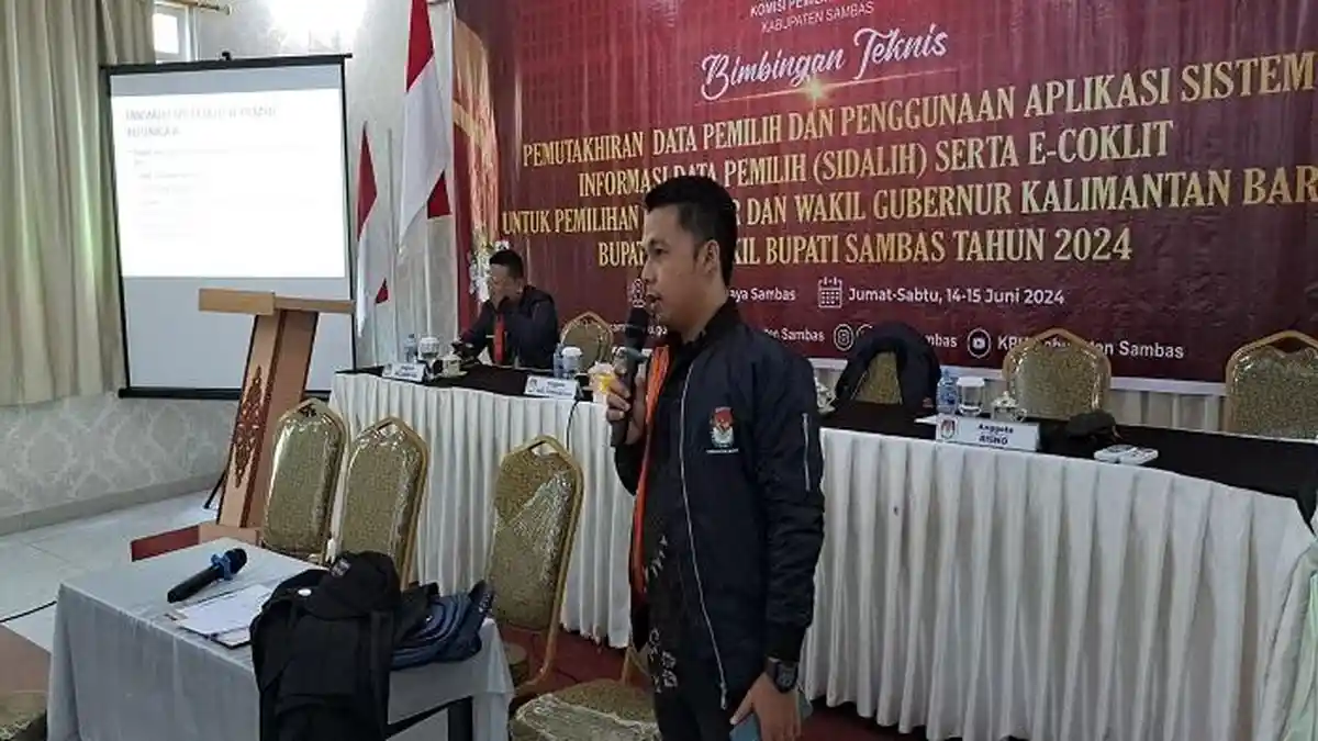 KPU Sambas Bersiap Lakukan Coklit, Mutakhirkan Data Pemilih Pilkada Serentak 2024