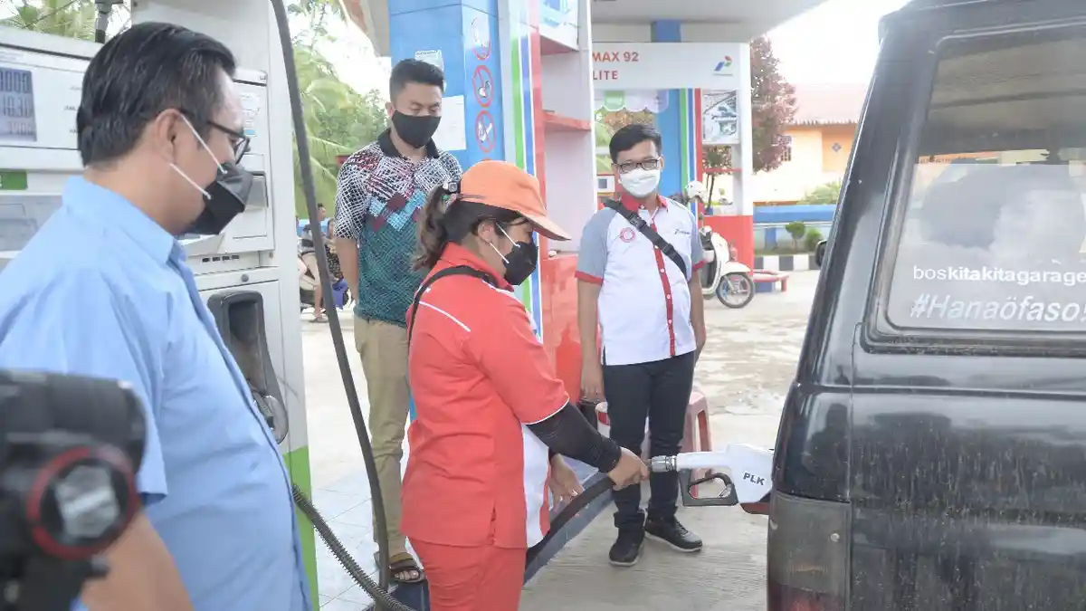 Gerakkan Program Langit Biru, 24 SPBU di Nias Beri Potongan Rp1400 untuk Pertalite