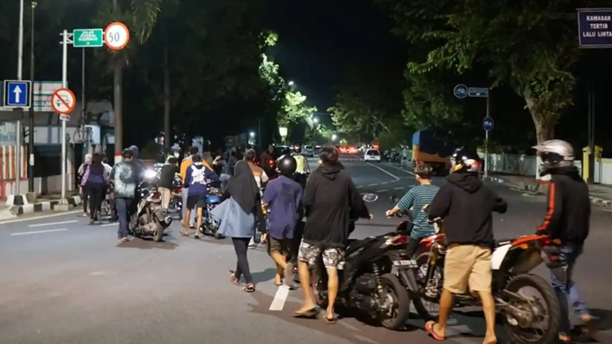 Razia Balap Liar di Kota Blitar, Polisi Amankan 59 Unit Motor