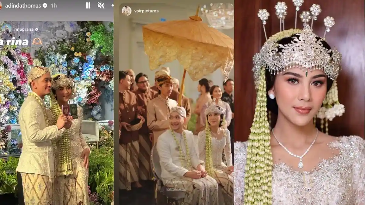 Adinda Thomas dan Raka Akmal Resmi Menikah, Momen Sakral Ijab Kabul ...