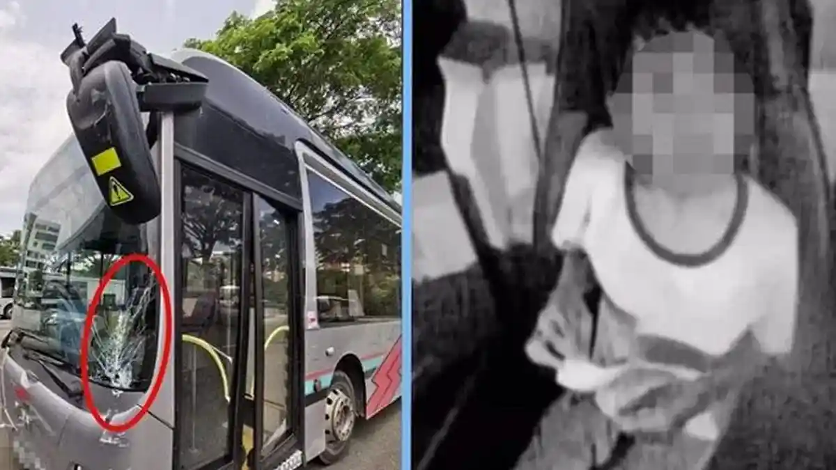 VIRAL Bocah 12 Tahun Mencuri Bus, Ngebut Menyetir Sendiri, Begini Ekspresinya saat Ditangkap
