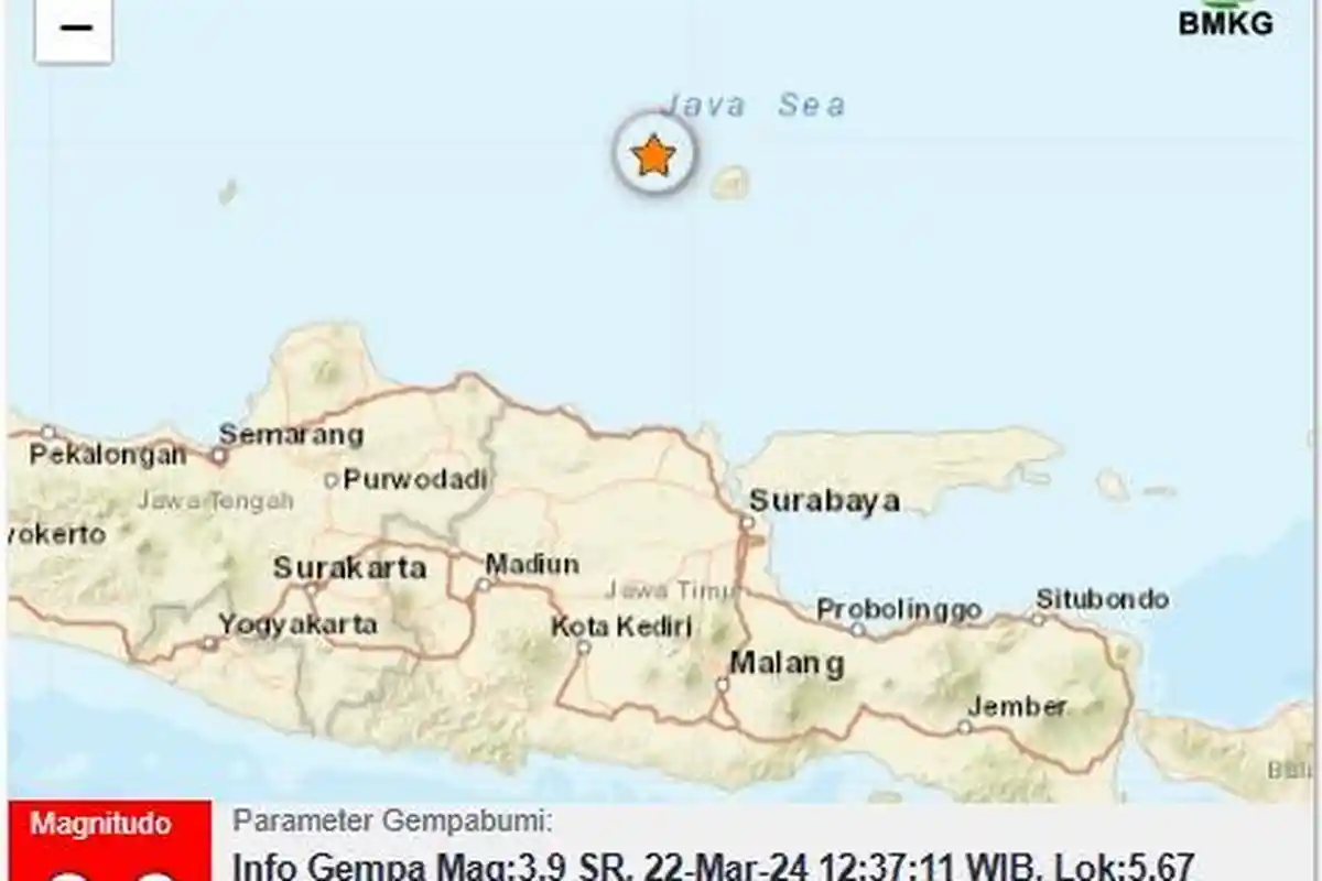 Inilah Keterangan Resmi BMKG Terkait Gempa di Jatim, Gempa Susulan 4,4 Mg, Tak Berpotensi Tsunami