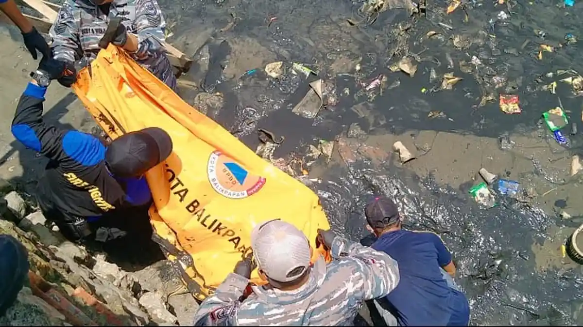 Mayat Ditemukan Mengapung di Balikpapan Barat, Pihak Keluarga Sebut Hilang Sejak Subuh