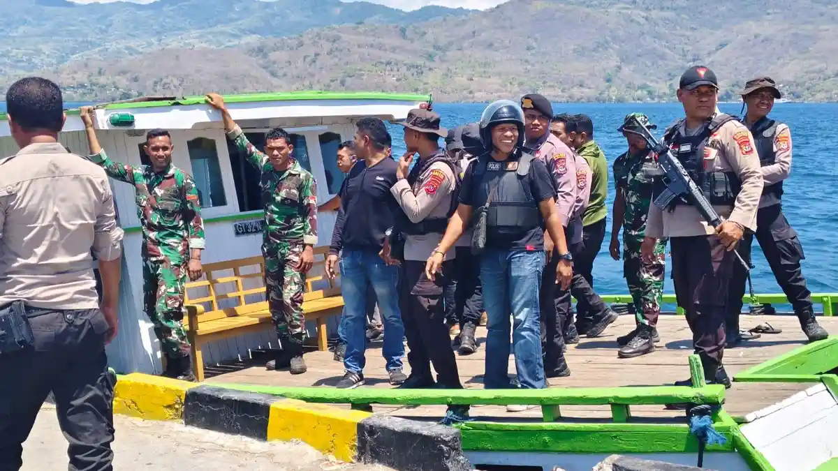 Konflik Tanah di Adonara, Polisi Amankan 16 Warga Beserta Bahan Peledak