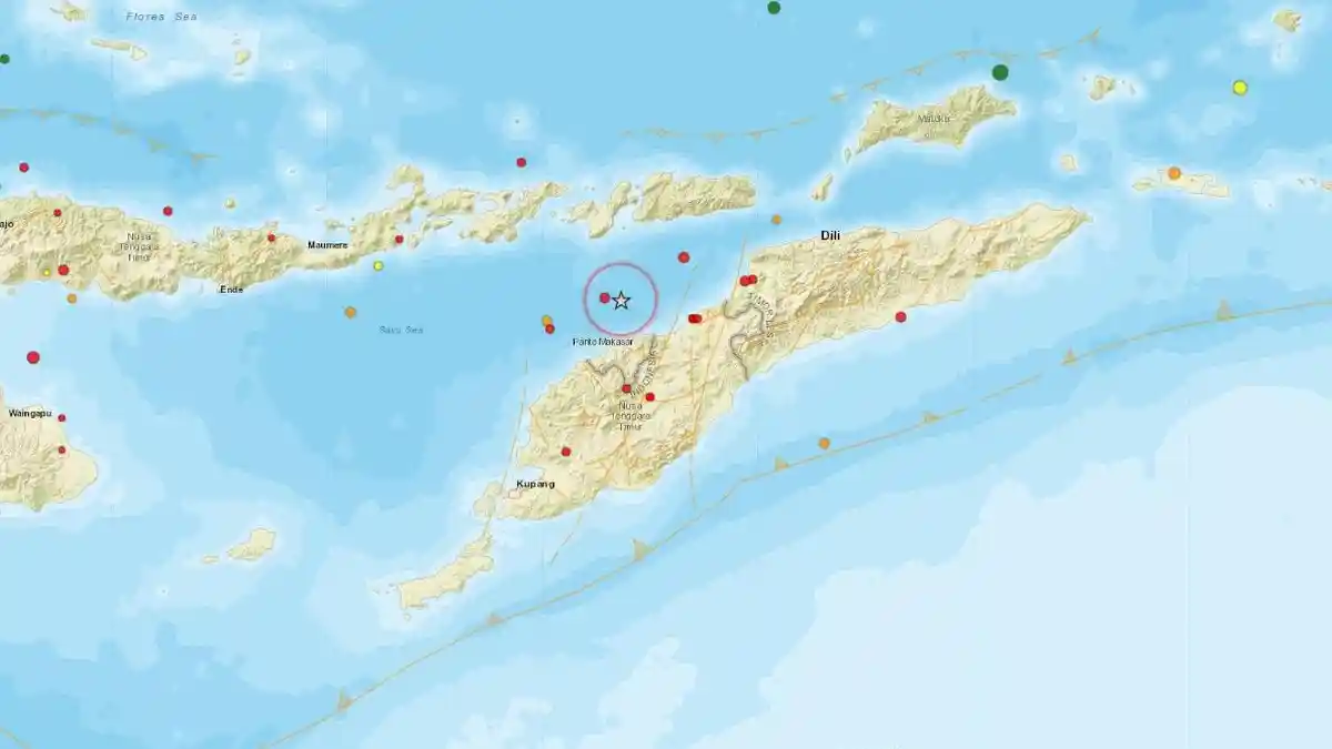 Baru Saja Terjadi! Gempa Bumi 4,3 M di Barat Laut Rabu Sore ini 20 Agustus 2025, Cek Info BMKG