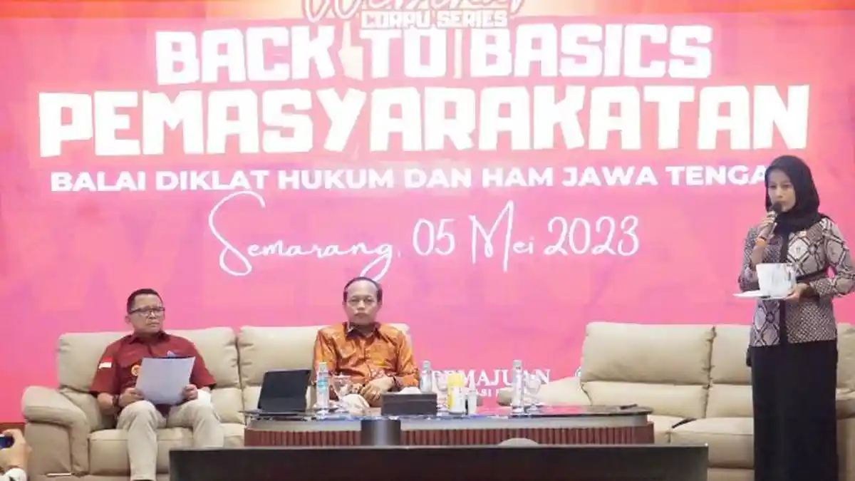 Kemenkumham Jateng Bersama Badiklat Gelar Webinar Back To Basics Pemasyarakatan