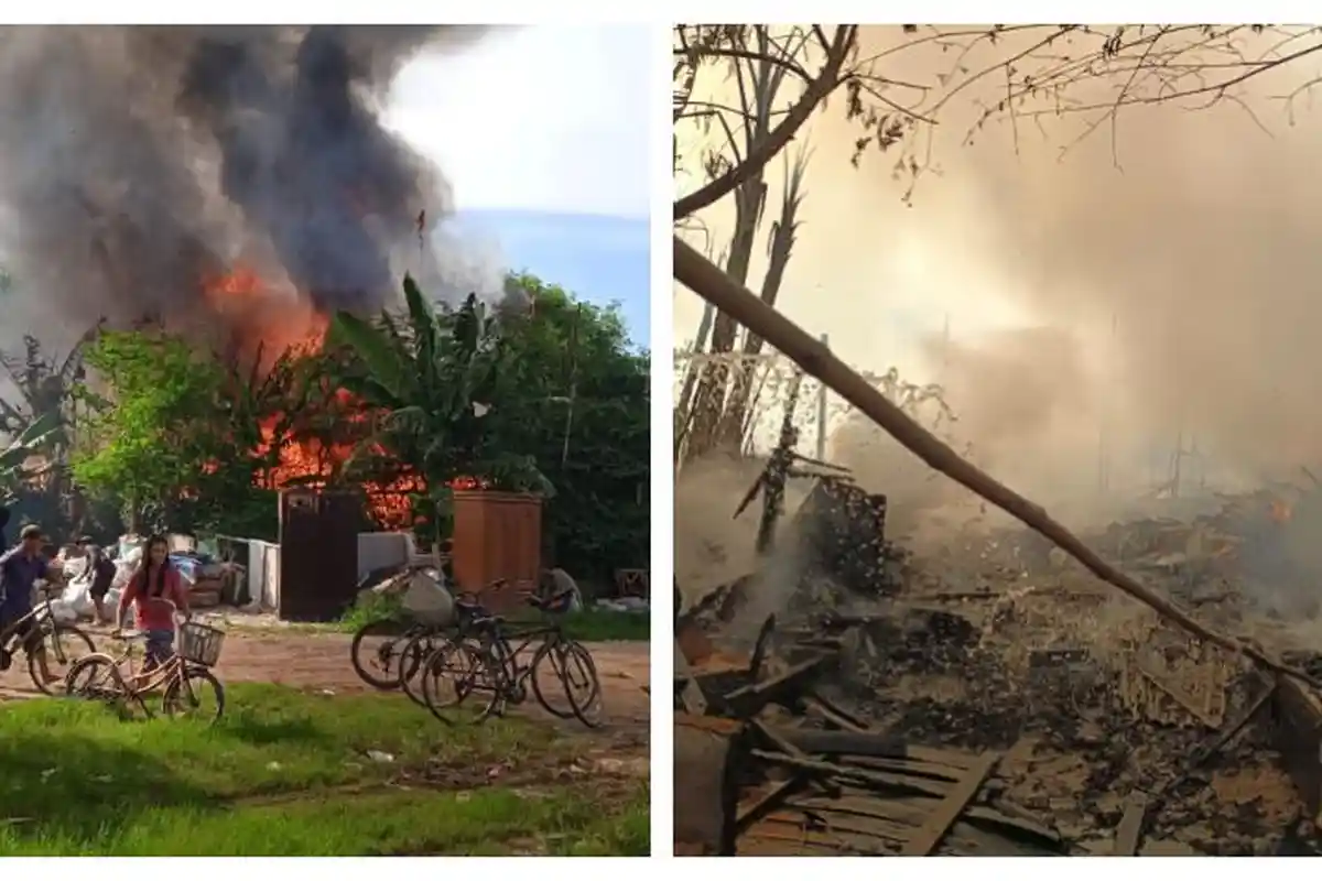 Kebakaran Bangunan Semipermanen di Rawa Buaya Cengkareng: 40 Petugas Gulkarmat Padamkan Api