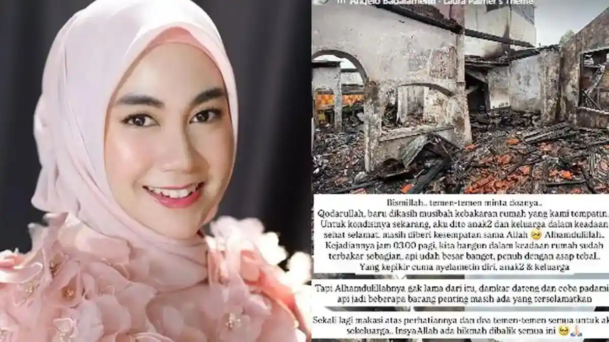 Penyebab Rumah Anisa Rahma Eks Cherrybelle Hangus Terbakar, Lupa Matikan Lilin Mau Usir Lalat